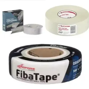 Mesh tape for drywall is used to reinforce joints and seams between drywall panels to prevent cracks and ensure a smooth, durable finish.